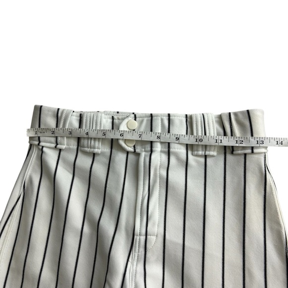Rawlings Youth White Black Relaxed Baseball Pinstripe Pants Size Youth XL - Picture 6 of 7